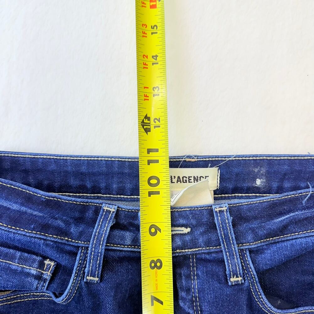 L'Agence Women's Jeans Size 27 Margot High‎ Rise Skinny Blue Denim - Picture 8 of 11